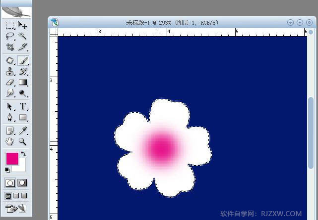 用Photoshop鼠绘漂亮的梅花第8步