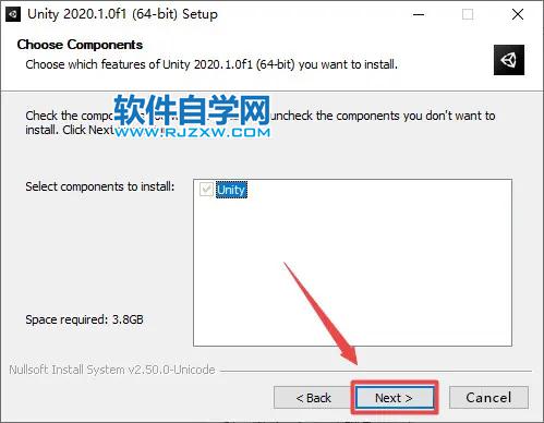 Unity2020软件安装教程_软件自学网