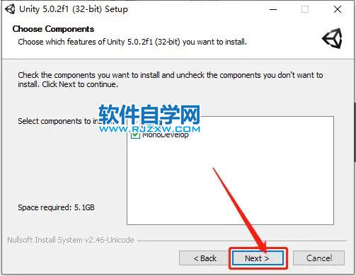 Unity5.0软件安装教程_软件自学网