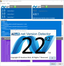 ASoft .NET Version Detector 22 R2(NET检测修复工具)